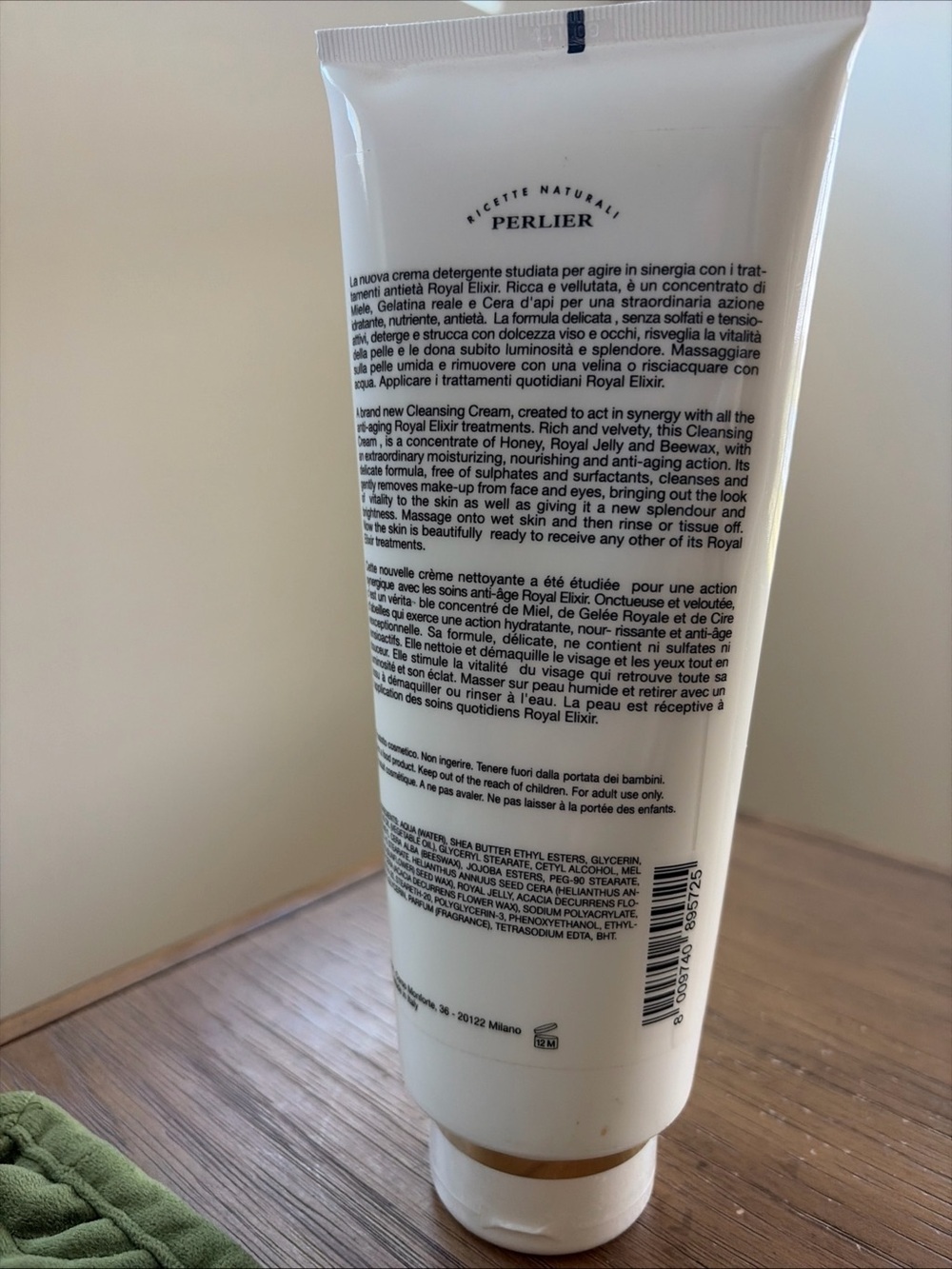 Perlier Royal Elixir Cleansing Cream for Face & Eyes 13.5 oz Sealed - Picture 3 of 5
